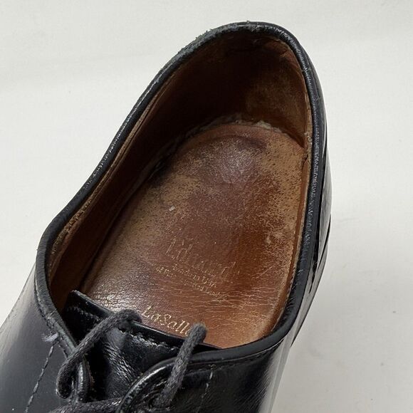 Allen Edmonds Lasalle Derby Shoes Mens 10.5 D Black Leather Split Toe Dress main image 16